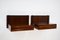 Mid-Century Wall-Hanging Shelves with Drawers, 1960s, Set of 2 3