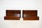 Mid-Century Wall-Hanging Shelves with Drawers, 1960s, Set of 2 1