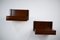 Mid-Century Wall-Hanging Shelves with Drawers, 1960s, Set of 2 20