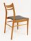 Mid-Century Danish Teak & Leatherette Chairs, 1960s, Set of 4, Image 5