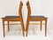 Mid-Century Danish Teak & Leatherette Chairs, 1960s, Set of 4 3