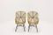 Chaises d'Appoint en Rotin par Dirk van Sliedregt, 1950s, Set de 2 3