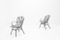 Rattan Beistellstühle von Dirk van Sliedregt, 1950er, 2er Set 13