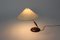 Lampada da tavolo in ottone e legno, Italia, anni '40, Immagine 7