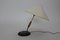 Italienische Messing und Holz Tischlampe, 1940er 3