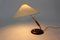 Lampada da tavolo in ottone e legno, Italia, anni '40, Immagine 5
