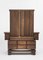 Brass & Walnut Cupboard by Antonio Aricò for Editamateria, Image 1