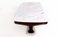 Italian Rosewood and Beech Dining Table with Portuguese Pink Marble Top and Base, 1950s, Image 5
