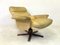 Danish Leather Reclining Swivel Chair from Dyrlund, 1970s 12