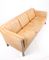3-Seater Danish Tan Leather Sofa, 1980s 4