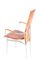 Italian Tan Leather Dining Armchairs by Giancarlo Vegni & Gianfranco Gualtierotti for Fasem, 1980s, Set of 6, Image 4