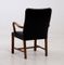 Fauteuil en Cuir et Acajou par Jacob Kjær, Danemark, 1960s 5