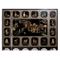 Antique Screen in Lacquer with Inlaid Gems & Jade 1