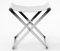 Andrea Foldable Stool In Leather By Enrico Tonucci , Tonucci Collection 3