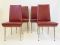 Mid-Century French Steel and Leatherette Chairs from Erton, 1950s, Set of 4 1