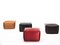 Bao Cognac Colour Leather Pouf By Viola Tonucci, Tonucci Collection 2