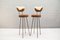 Mid-Century Barhocker mit Kuhfell, 1950er, 4er Set 13