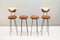 Mid-Century Longhair Cowhide Bar Stools, 1950s, Set of 4 23