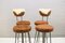 Mid-Century Longhair Cowhide Bar Stools, 1950s, Set of 4 10