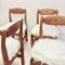 Chaises Vintage par Guillerme & Chambron pour Maison Française, Set de 4 4