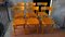 Italian Bistro Beech Chairs, 1940s, Set of 6, Image 1