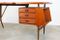 Mid-Century Teak Desk by Louis Van Teeffelen for WeBe, 1950s 4