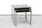 Black Glass Nesting Tables from Brabantia, 1960s, Imagen 1