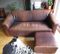 DS 47 Three-Seater Sofa & Ottoman in Thick Neck Buffalo Leather from de Sede, 1970s 3