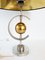 Mid-Century Steel & Brass Table Lamp, 1970s 7