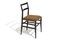 Vintage 646 Leggera Stühle von Gio Ponti für Cassina, 6er Set 5
