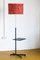 Mid-Century French Floor Lamp with Shelf, 1960s, Image 1