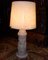 Figural Viking Alabaster & Marble Table Lamp, 1950s 10