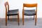 Modell 77 Stühle aus Teak und Leder von Niels Otto Møller für J.L. Møller, 1970er, 2er Set 4