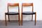 Model 77 Teak and Leather Chairs by Niels Otto Møller for J.L. Møller, 1970s, Set of 2 1