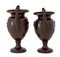 Vintage Vase mit Paar-Motiv aus Terrakotta 2