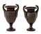Vintage Terracotta Near Pair Vases, Set of 2 1