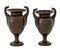 Vintage Terracotta Near Pair Vases, Set of 2 3