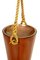 Vintage Teak Bucket with Rope Handle 3