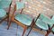 Danish Teak and Suede Chairs, 1960s, Set of 6, Image 8