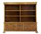 Antique Empire Birch Bookcase Cabinet 1