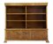 Antique Empire Birch Bookcase Cabinet, Image 1