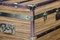 Steamer Trunk in Zebrano Wood, Copper & Solid Brass, 1980s 12