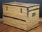 Steamer Trunk in Zebrano Wood, Copper & Solid Brass, 1980s, Image 7