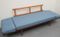 Teak Daybed with Light Blue Upholstery, 1960s 7