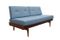 Teak Daybed with Light Blue Upholstery, 1960s 1