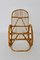 Rocking Chair en Rotin, Italie, 1960s 8