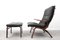 Rosewood and Leather Miljø Lounge Chair & Ottoman from Farstrup Møbler, 1970s, Image 1