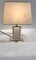 Lampes de Bureau Vintage en Laiton et Verre Acrylique, 1970s, Set de 2 5