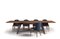 Misura Noce B-185 Dining Table with OBLIQUE Legs from DALE Italia 3