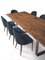 Misura Noce B-185 Dining Table with OBLIQUE Legs from DALE Italia 2